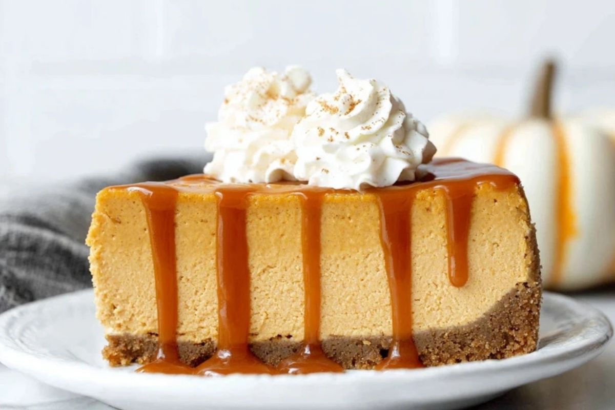 No Bake Pumpkin Cheesecake