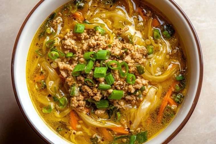 One-Pot Egg Roll Soup