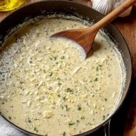 One Pot Garlic Parmesan Sauce