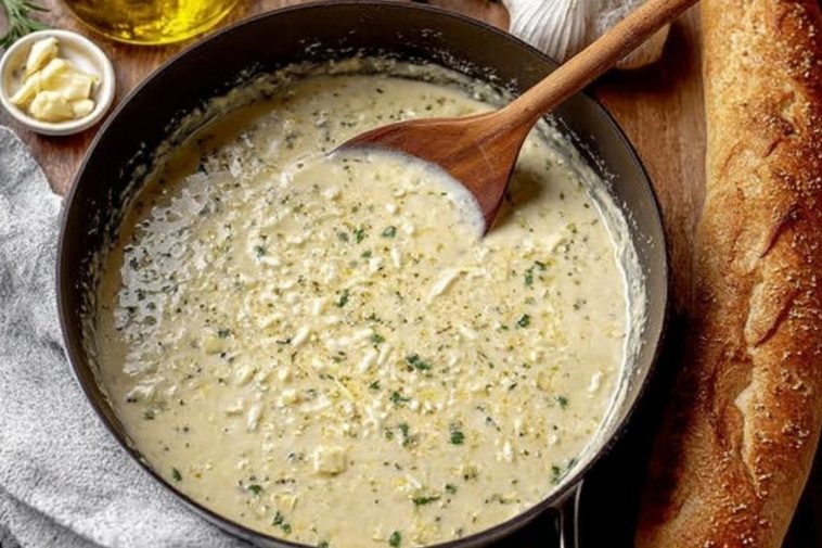 One Pot Garlic Parmesan Sauce