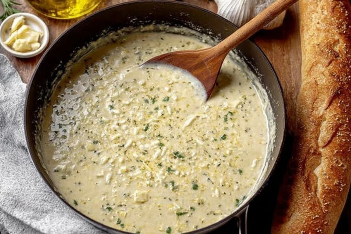 One Pot Garlic Parmesan Sauce