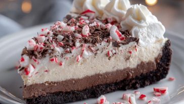 Peppermint Bark Cheesecake