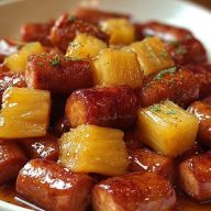 Pineapple Brown Sugar Mississippi Lil Smokies Bites