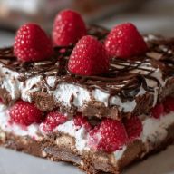 Raspberry Chocolate Lasagna