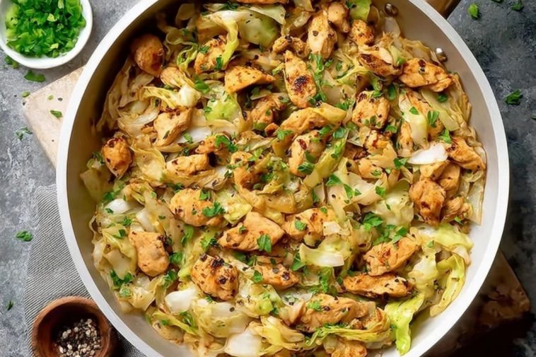 Simple Chicken And Cabbage Stir Fry
