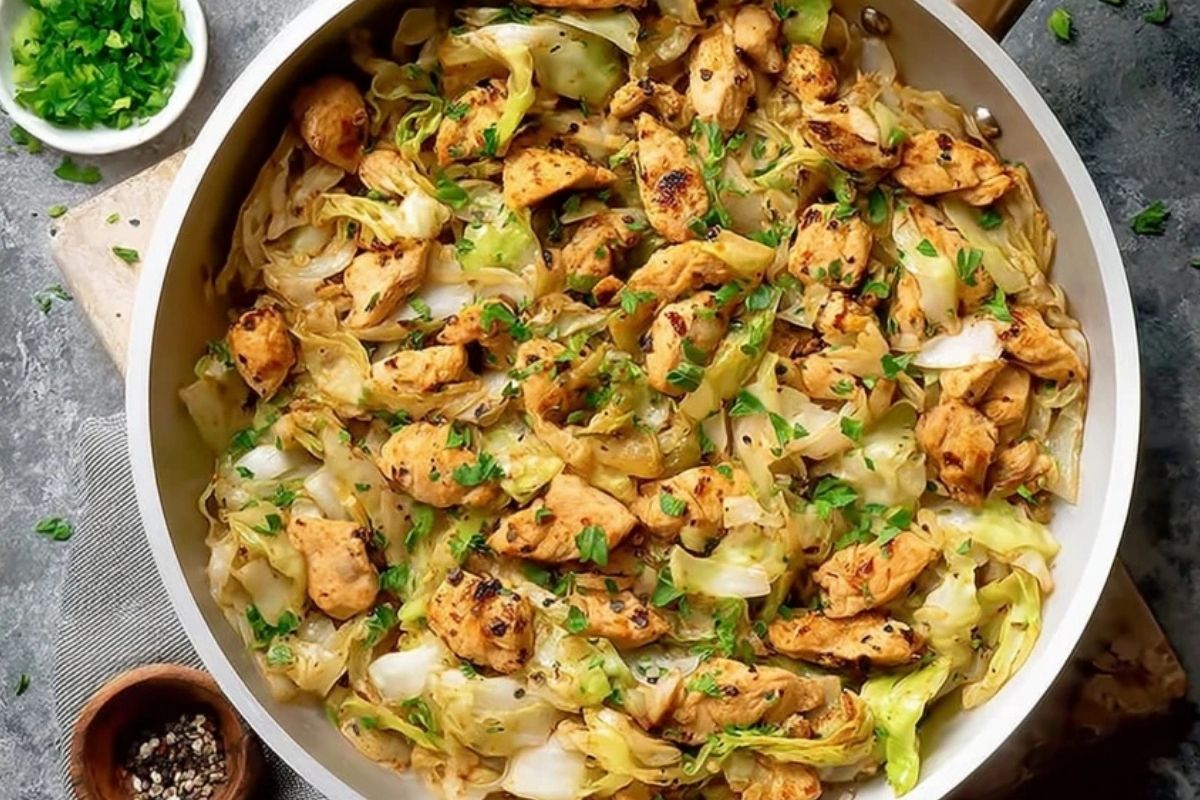 Simple Chicken And Cabbage Stir Fry