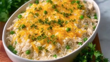 Simple Rotisserie Chicken and Rice Casserole