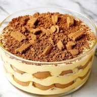 Biscoff Banana Pudding With Caramel Cookie Flavor
