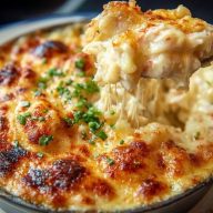 Cheesy Jumbo Lump Crab Au Gratin