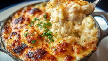 Cheesy Jumbo Lump Crab Au Gratin