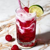 Cherry Lime Frost Dirty Soda