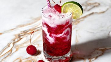 Cherry Lime Frost Dirty Soda