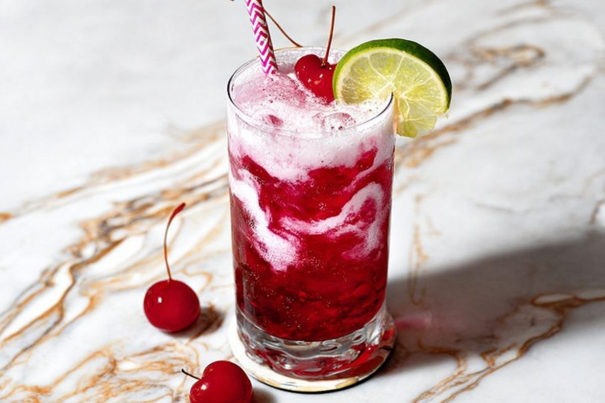 Cherry Lime Frost Dirty Soda