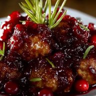 Christmas Cranberry Meatballs