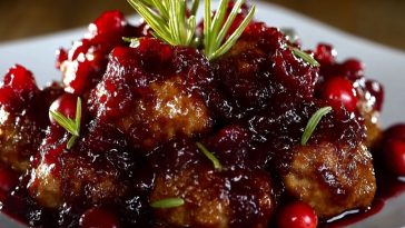 Christmas Cranberry Meatballs