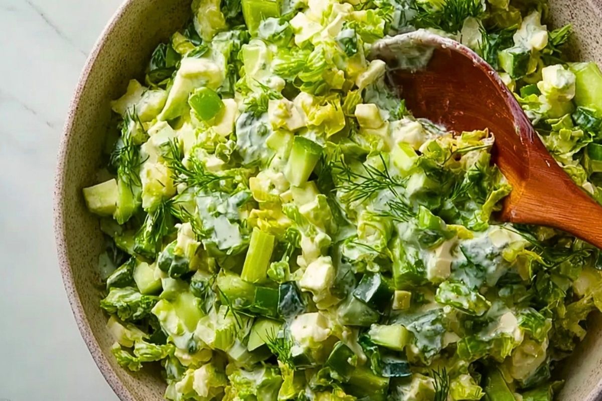 Creamy Green Goddess Salad
