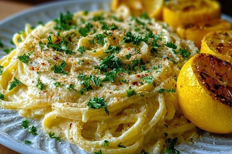 Creamy Roast Garlic & Lemon Pasta Sauce