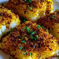 Crispy Air Fryer Parmesan Cod