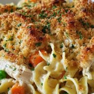 Easy Chicken Noodle Casserole