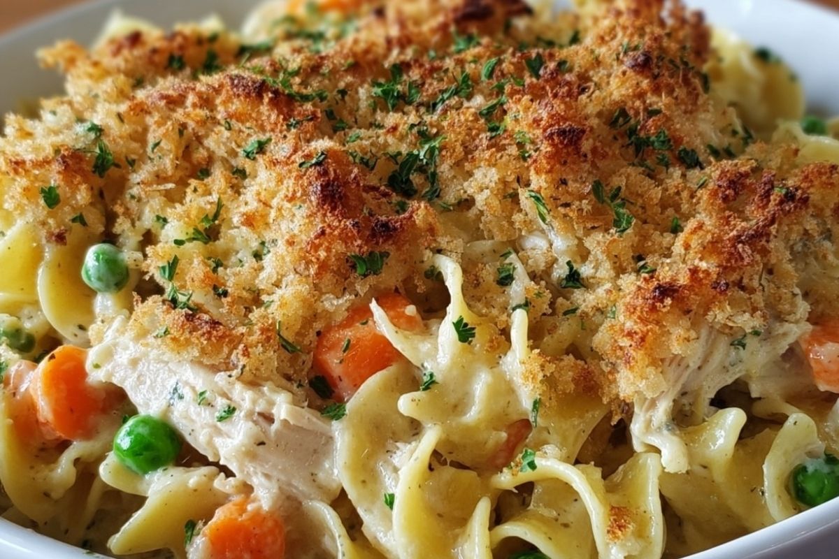 Easy Chicken Noodle Casserole