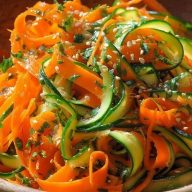 Easy Cucumber Carrot Salad