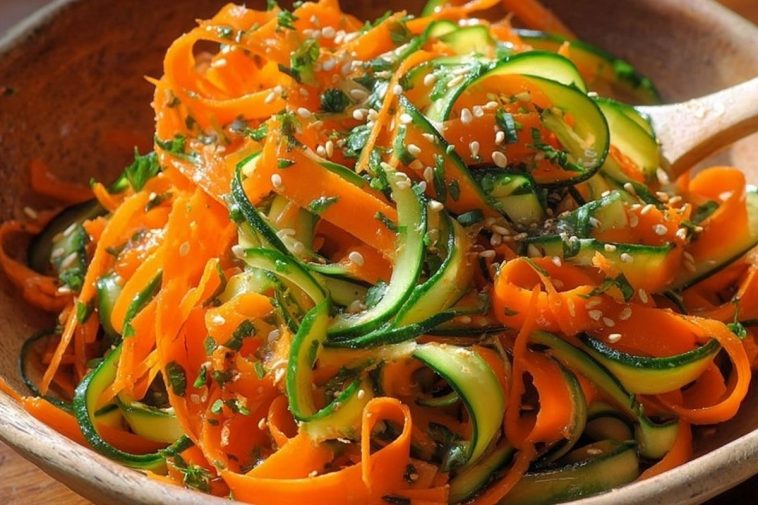Easy Cucumber Carrot Salad
