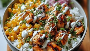 Healthy Chicken Rice Bowls