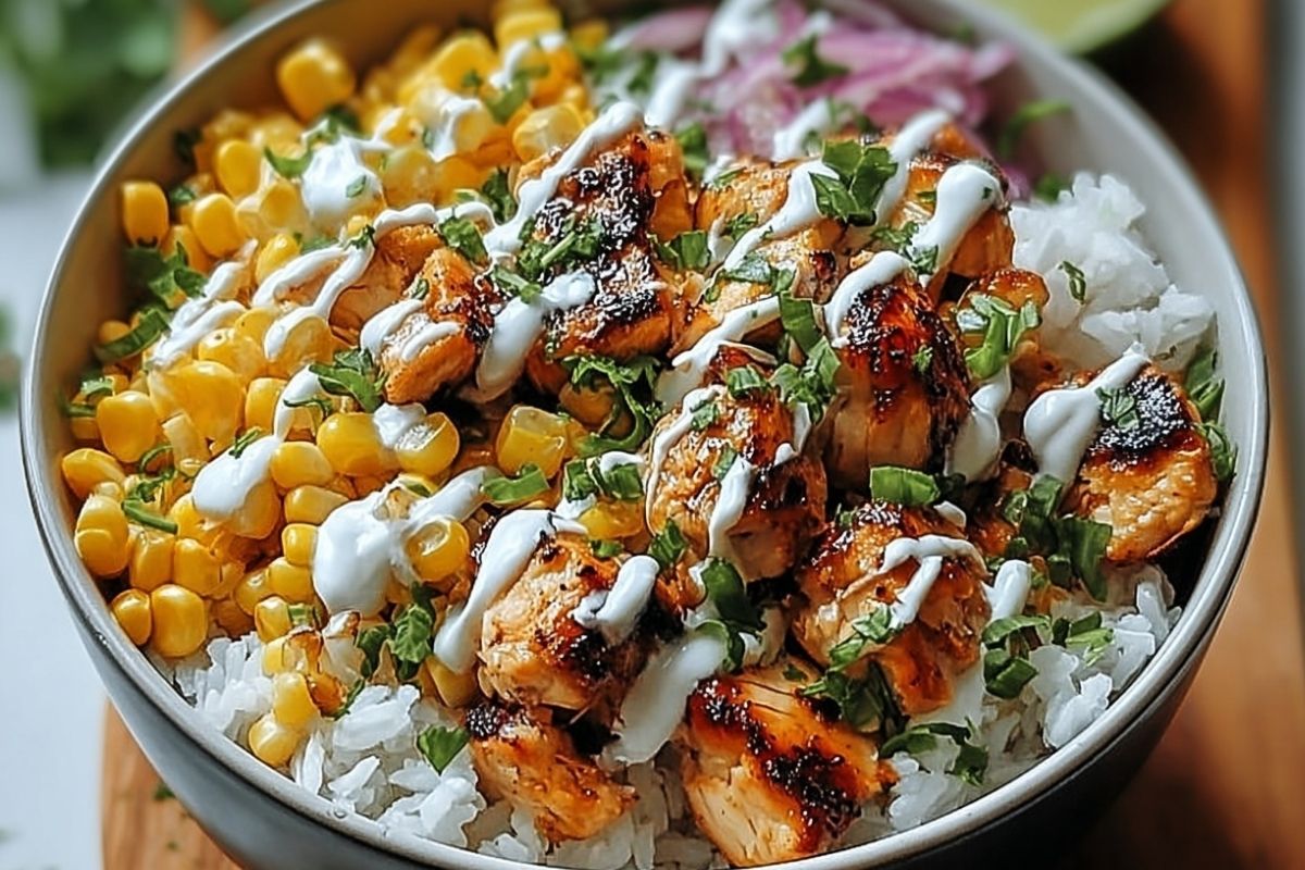 Healthy Chicken Rice Bowls