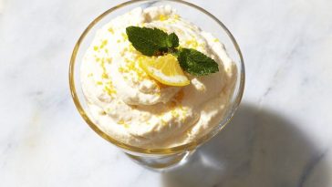 Lemon Cottage Cheese Mousse