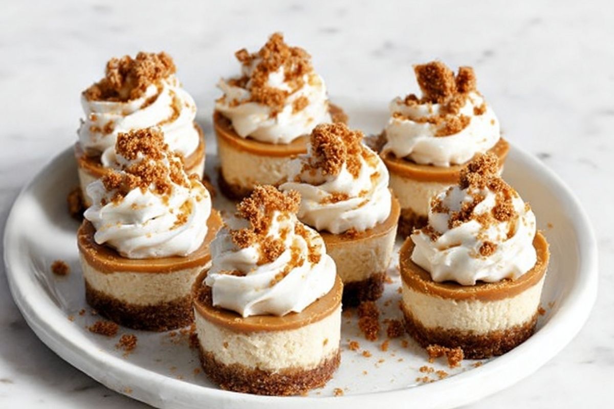 Mini Biscoff Cheesecake Bites