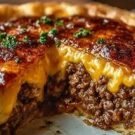 One Pan Cheeseburger Pie Dinner