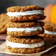 Pumpkin Oatmeal Cream Pies