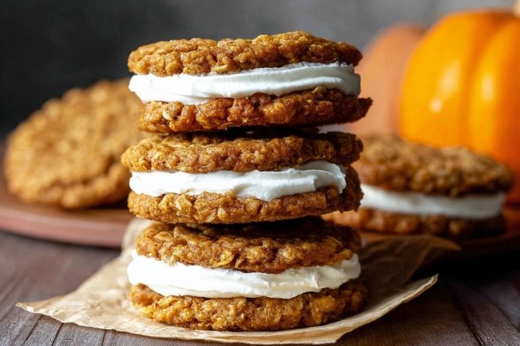 Pumpkin Oatmeal Cream Pies