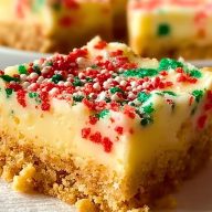 Santa's No-Bake Sugar Cookie Bars