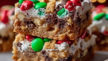 Santa's Trash Cookie Bars