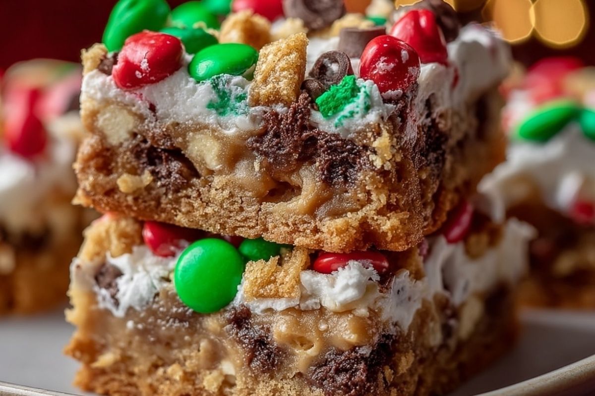 Santa's Trash Cookie Bars