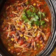 Slow Cooker Chicken Tortilla Soup