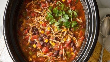 Slow Cooker Chicken Tortilla Soup