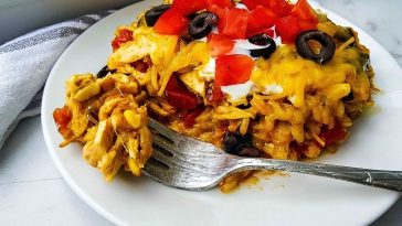 Tex-Mex Chicken Taco Casserole