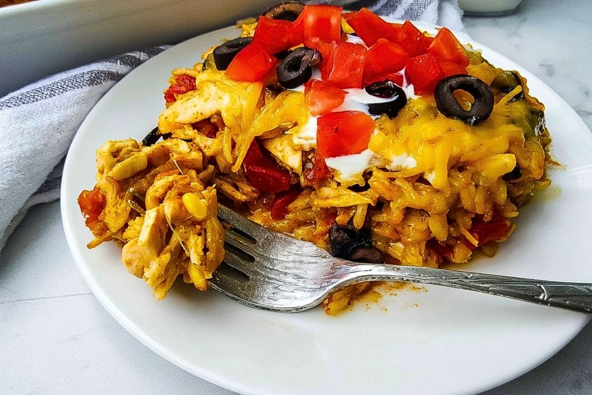 Tex-Mex Chicken Taco Casserole
